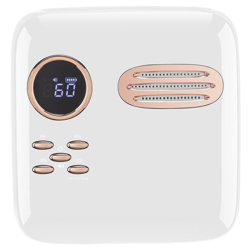 M&r 701pro lámpara de uñas LED inalámbrica inalámbrica, secadora de uñas inalámbricas, luz de uñas LED recargable de 72W, lámpara de uñas LED UV de gel portátil con 4 sensores de ajuste de temporizador y pantalla LCD verde